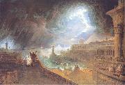 John Martin The Seventh Plague oil on canvas